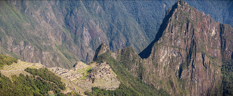 Huayna and Machu Picchu from the Inca Trail